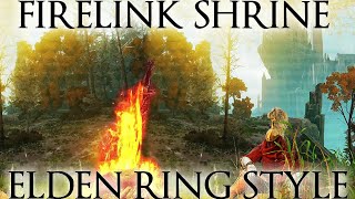 What If Firelink Shrine Sounded Like Elden Ring Soft Melancholic Pensive Ambience [upl. by Aerdnad127]