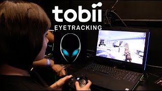 Alienware la nueva tecnología Eyetracking  juegos juguetes y colecionables [upl. by Laehcor]