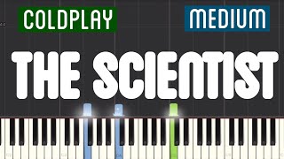 Coldplay  The Scientist Piano Tutorial  Medium [upl. by Schreck]