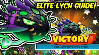 BTD6  How I beat The Elite Lych for This Week Bloody Puddles [upl. by Annauqaj]