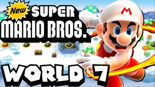 New Super Mario Bros DS  World 7 w Mario  Shiruetto The Gamer [upl. by Anabal]