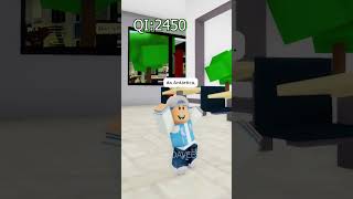 Do NASCIMENTO à MORTE de um BOBÃO com QI mas ele cresce… no ROBLOX 😈 shorts [upl. by Ronyar102]