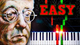 Gustav Holst  In the Bleak Midwinter  EASY Piano Tutorial [upl. by Darlleen]