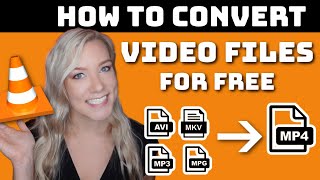 How to Convert Any Video File for FREE using VLC MKV MP4 AVI MP3 MPG 3GP etc [upl. by Atinihc917]