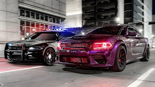 I RACED A POLICE OFFICER IN MY 850HP HELLCAT [upl. by Fulbright297]