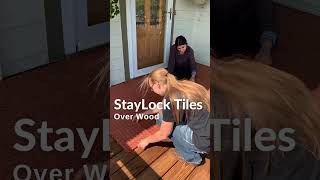 Can you install perforated PVC deck tiles over a wood deck [upl. by Antoinetta]