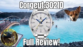 Corgeut 3021D Automatic Watch Review [upl. by Ratib532]