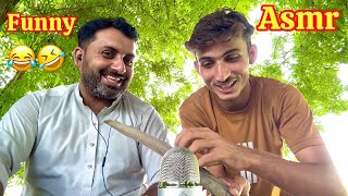 Asmr new mic test  Asmr collab with Asmr irfi  Very funny 🤣 Asmr [upl. by Tippets]