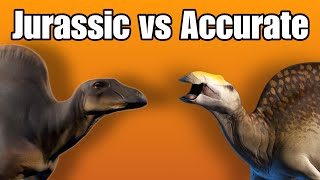 Ouranosaurus Jurassic vs Accurate [upl. by Lorak156]