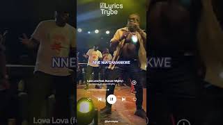 Tiwa Savage ft Duncan Mighty  Lova Lova Lyrics lyricstrybe afrobeats [upl. by Eimmis]