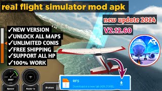 Real Flight Simulator Mod Apk V21260 Unlock All Maps And Free Shipping skgaming87 [upl. by Odrarej]