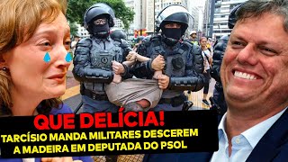 AGORA Militares descem a madeira em deputada do PSOL Tarcísio não perdoou e botou pra torar [upl. by Elyad]