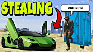 Stealing All quotSPORTS CARquot from rich people in the CITY  GTA 5 [upl. by Arahd]