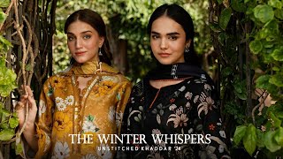 Farasha Winter Collection 2024  The Winter Whispers Unstitched Khaddar Collection by Farasha [upl. by Britni408]