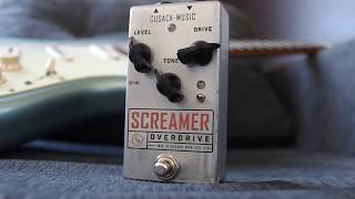 Cusack Music Screamer v2 amp Fender Stratocaster [upl. by Packer]