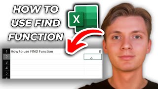 How To Use The FIND Function In Excel [upl. by Ecinue]