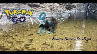 Shadow Suicune Duo Raid  Pokemon Go [upl. by Drahsir196]