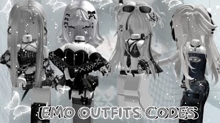 Emo Outfits IdeasOUTFITS CODES w Links Roblox Berry Avenue outfit codes [upl. by Lexerd857]