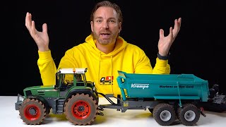 COOL 2Axles KRAMPE tipper for my RC TRACTOR  Fendt 926 [upl. by Nhguavahs]