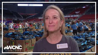 Tepper Foundation holds 3rd annual backpack build [upl. by Schellens]