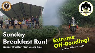 Best café in Aravalli hills  30km only from Delhi  Best weekend gateway with Extreme offRoading [upl. by Kei]