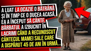 A Luat la Ocazie o Bătrână și În timp ce o Ducea Acasă Ea a Început să Cânte Bărbatul a Izbucnit [upl. by Olzsal]