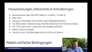 Dieses Visum muss sich jeder holen Destination Thailand Visum für Digitale Nomaden und alle anderen [upl. by Aneehsar]