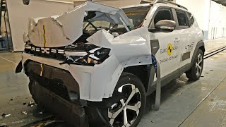 NEW Dacia Duster 2024 CRASH TEST  ★★★☆☆ [upl. by Ecinuahs]