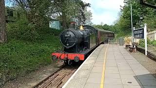 Telford Steam Railway GWR 5619 locomotive Bank Holiday Monday 652024 [upl. by Brenza]