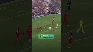 Allison  salah  goal assist salah liverpoolfc [upl. by Arrej]