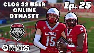 Eli Sanders Makes Final Push For Heisman vs San Diego St  CLOS Online Dynasty CFB 25 EP 25 [upl. by Clova642]