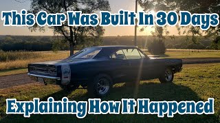 I Built This Car In 30 Days For nonamenationals 1969 dodge Super Bee Update amp Plans mopar [upl. by Sumetra]