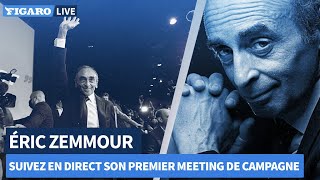 🔴Présidentielle 2022  revoir le meeting dÉric Zemmour à Villepinte [upl. by Ahgiela]