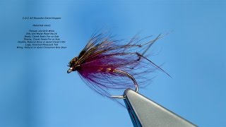 Tying a CDC All Rounder Claret Hopper by Davie McPhail [upl. by Siryt71]