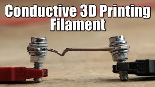 Conductive 3D Printing Filament  ResistancePower Test [upl. by Atived]