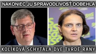 NAKONIEC JU SPRAVODLIVOSŤ DOBEHLA KOLÍKOVÁ SCHYTALA DVE TVRDÉ RANY [upl. by Mandal]