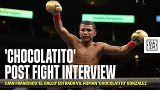 Roman Chocolatito Gonzalez Post Fight Interview [upl. by Thun]