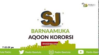 Barnaamijka Aqoon Kororsiga ee Radio Beerlula 21112024ka Aadan Cabdi Axmed [upl. by Assilanna]