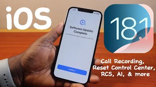 iOS 181 Released Publicly and New Features Added [upl. by Yattirb]