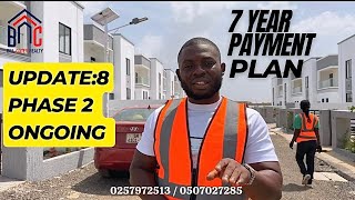 Update 8 2nd phase of 7year payment plan gated community over 100 homesAccra Ghana [upl. by Jessica]