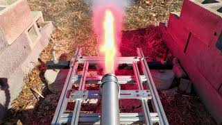 MSP 75mm Motor Test 03022024 quotFireball Neuequot [upl. by Tallu]