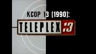 KCOP Channel 13 1990 Teleplex 13 [upl. by Reseta]