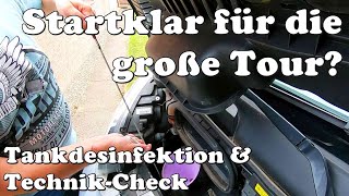 Was ihr regelmäßig bei eurem Womo machen solltet Tankdesinfektion amp Technikcheck Motorraum [upl. by Eikcor]