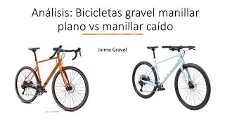 Análisis bicicleta gravel manillar caído vs plano [upl. by Ysnil]