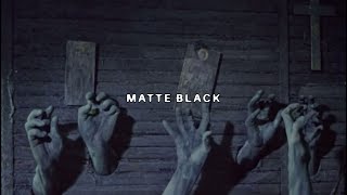 UICIDEBOY  MATTE BLACK Lyric Video [upl. by Eidnew451]