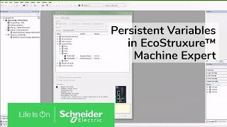 Creating Persistent Variables in EcoStruxure™ Machine Expert  Schneider Electric Support [upl. by Horace]