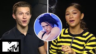 Tom Holland And Zendaya About Lip Sync Battle  SpiderMan Homecoming  MTV Movies [upl. by Carn]