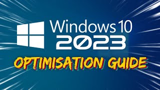 How to Optimize Windows 10 For GAMING and STREAMING 2023 ULTIMATE Guide [upl. by Yesnek]