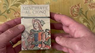 Unboxing Minchiate Al Cigno [upl. by Hanyaz]