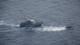 Horrific Libya maritime officials confirm shooting at migrants in the Mediterranean [upl. by Yekcin562]